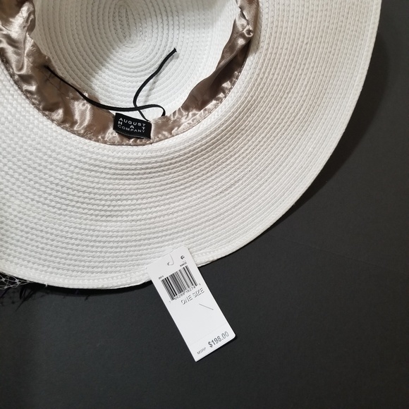NWT August Hats Women\'s Adjustable White Sun Hat main image 4